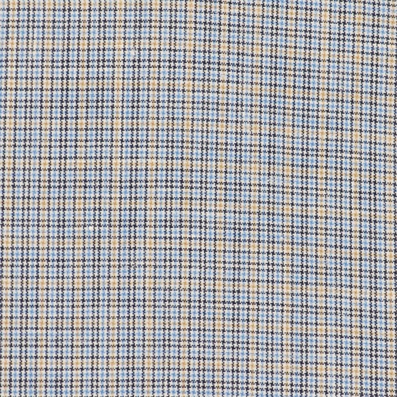 Stafford Sport Coat 56L Mens Blue Glen Plaid Wool Linen Luxury Blazer Big & Tall - Picture 4 of 12
